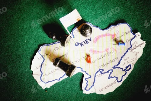 Preview: Contour Map Of Ukraine