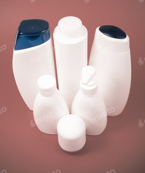 Preview: Plastic Packaging From Cosmetics. The Concept Of Recycling And Segregation Of Plastic Waste.
