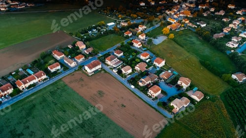 Preview: Panoramic Top View Of Laragne-Monteglin Area, France/ Taken With Drone
