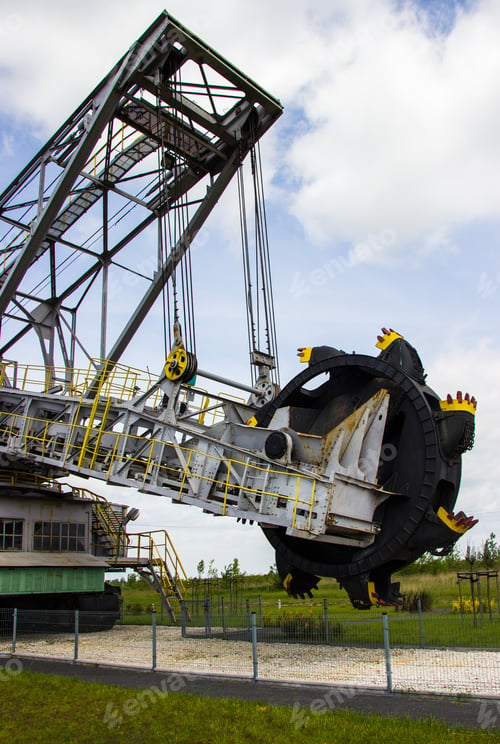 Preview: Brown Coal Excavator Schrs-315. Opencast Brown Coal Mine.