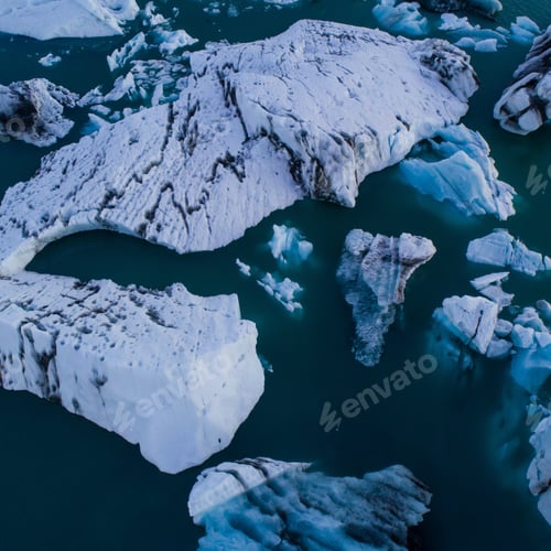 Preview: Glacier Lagoon In Iceland Suring The Sunset