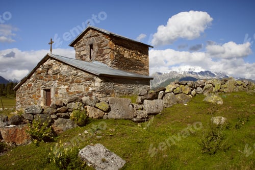 Preview: Svanetia Green Region In Georgia - Caucasus Mountains, Village