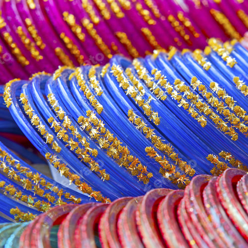 Preview: Background Of Colorful Indian Bangles