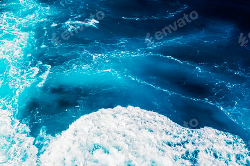 Preview: Amazing Colours Water With Waves Of The Mediterranean Sea