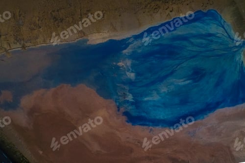 Preview: Icelandic Aerial Photography Captured By Drone.Beautiful Landscape In Hveraronf, In An Area Of
