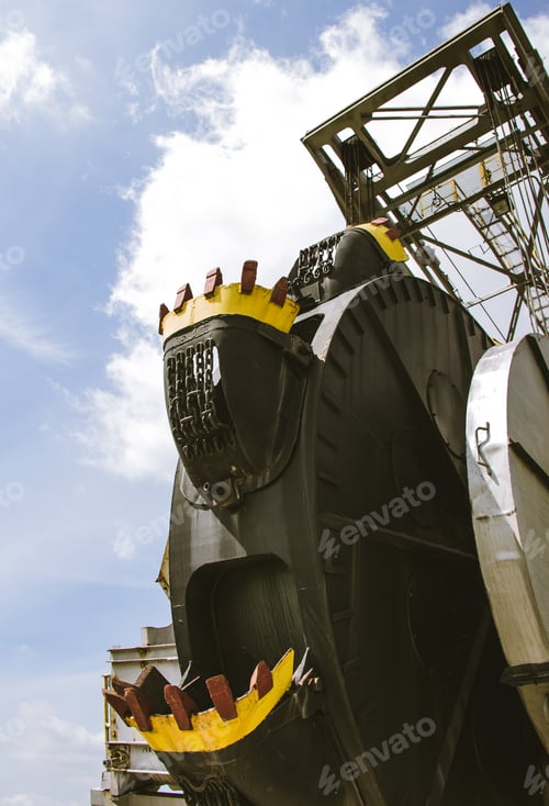 Preview: Brown Coal Excavator Schrs-315. Opencast Brown Coal Mine.