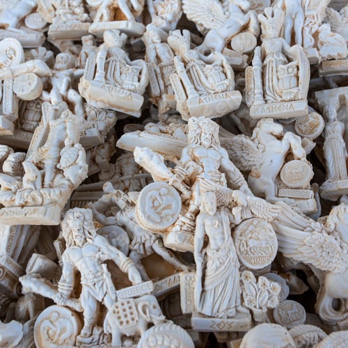 Preview: Standart Souvenirs Sale In Center Of Athens, Greece