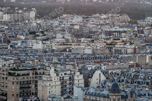 Preview: View From The Eiffel Tower In The Sunset Time, Paris, France