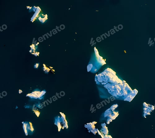 Preview: Glacier Lagoon In Iceland Suring The Sunset