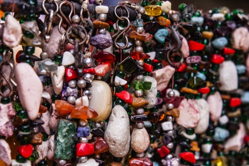 Preview: Cheap Stone Beads Of Different Colors, Background