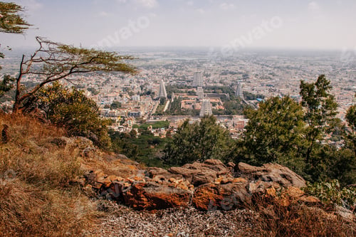 Preview: Aerial View Of Tiruvanamalai, Tamilnadu, India