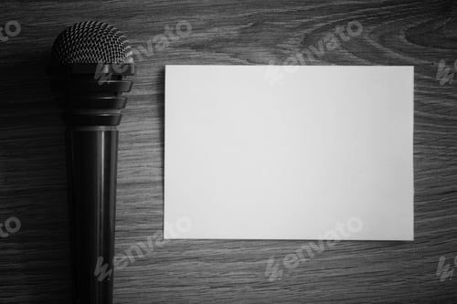 Preview: Background For Writing A Karaoke Microphone Headphones