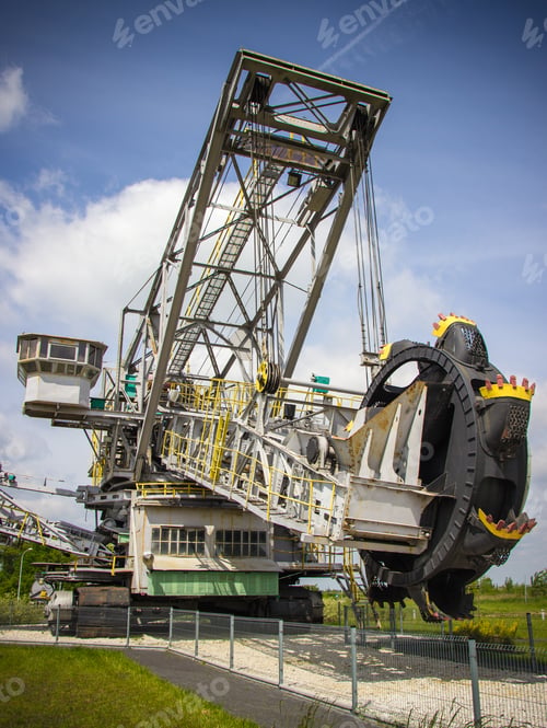 Preview: Brown Coal Excavator Schrs-315. Opencast Brown Coal Mine.