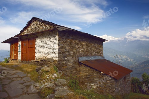 Preview: Beautiful Landscape In Himalayas, Annapurna Area, Nepal