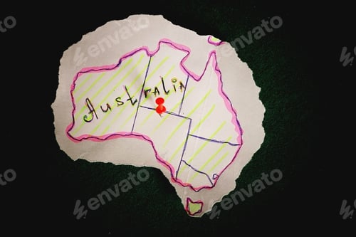 Preview: Australia Outline Map