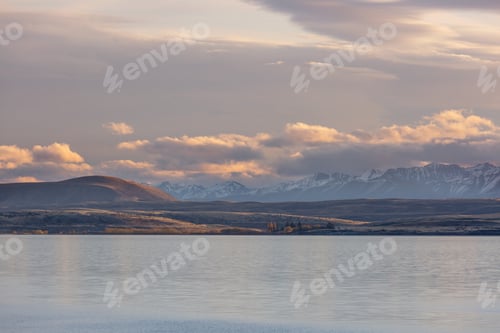 Preview: Amazing Natural Landscapes In New Zealand. Mountains Lake.