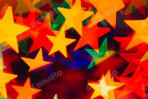 Preview: Defocused Stars Light Background