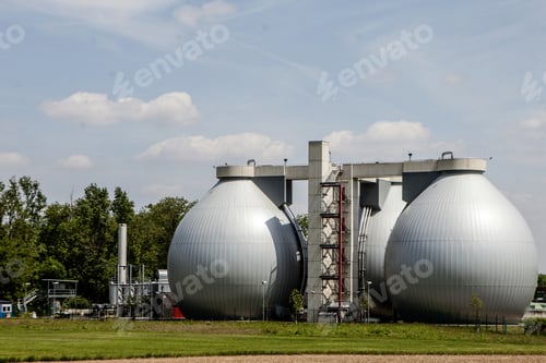 Preview: Power Plant, Field Of Photovoltaic Panels And Wind Turbines, Germany