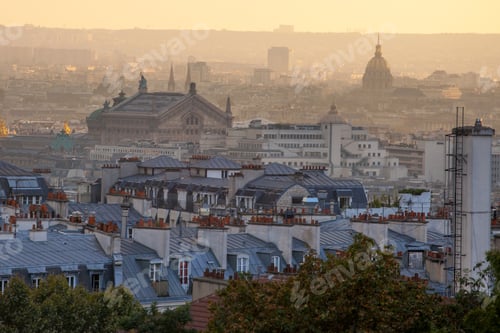 Preview: Top View Of Paris From The Montmartre Hill, Paris, France