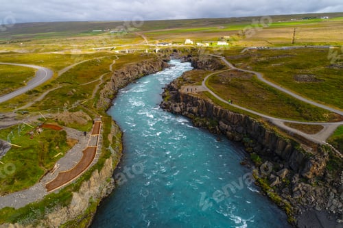 Preview: Majestic Godafoss Waterfall, Iceland