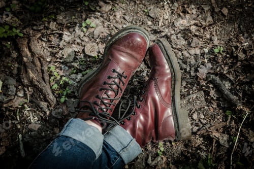 Preview: Red Shoes In Forest