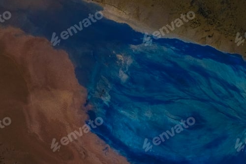 Preview: Icelandic Aerial Photography Captured By Drone.Beautiful Landscape In Hveraronf, In An Area Of