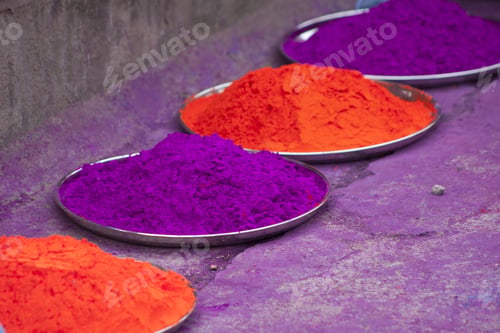Preview: Different Colors For Sale In India On The Occasion Of Holi Festival