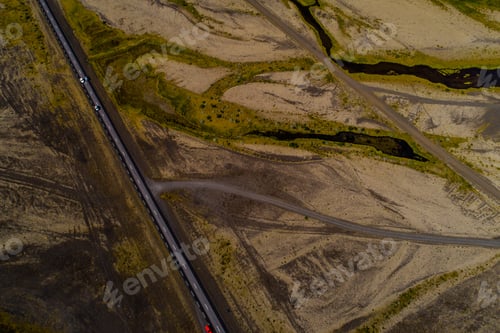Preview: Landscapes And Motorways Of Iceland, Taken With Drone