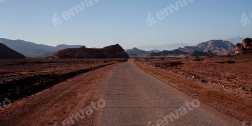 Preview: Road In National Timna Park, Located 25 Km North Of Eilat, Israel.