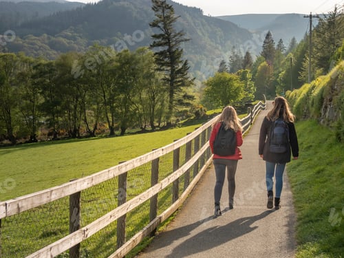Preview: Amazing Green Irish Grasslands In The Wicklow Mountains - Travel Photography