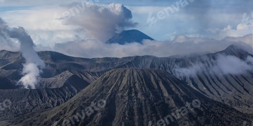 Preview: Early Morning Landscape Of Crater Bromo , Java Island, Indonesia