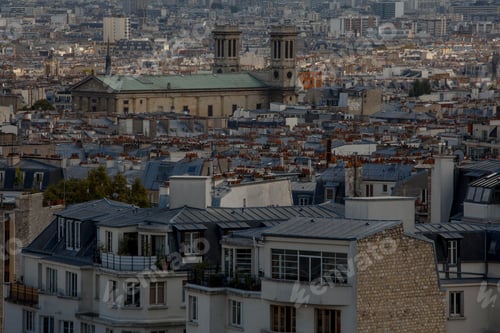 Preview: Montmartre. A View Of The City From The Survey Platform. Paris