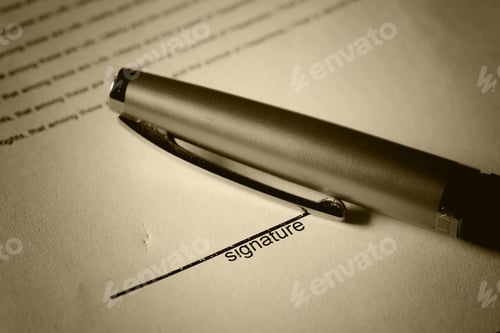 Preview: Pen Signature Contract