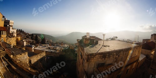 Preview: The Town Of Safed In Northern Israel In The Evening