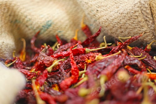 Preview: Jute Bag With Chilli