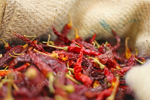 Preview: Jute Bag With Chilli