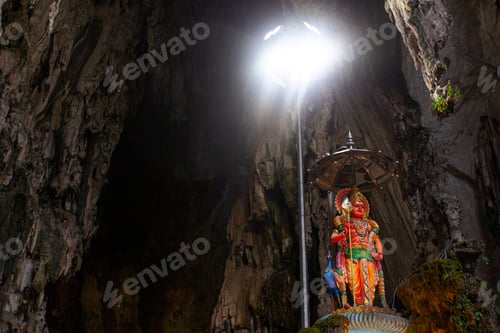 Preview: Hindu Goddess In The Batu Caves, Kuala Lumpur, Malaysia