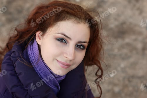 Preview: Face Of A Beautiful Young Red-Haired Girl