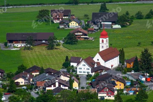 Preview: Mountain Landscape With Small Chapel
