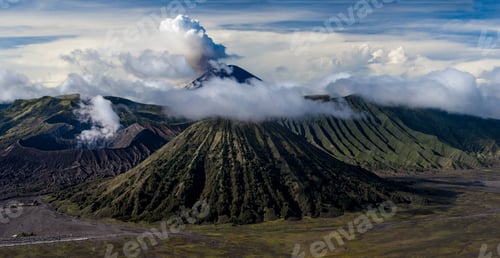 Preview: Early Morning Landscape Of Crater Bromo , Java Island, Indonesia