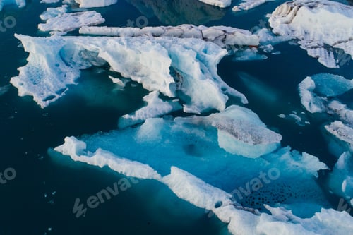 Preview: Glacier Lagoon In Iceland Suring The Sunset