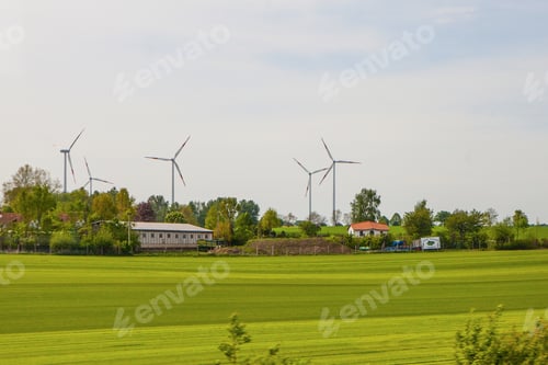 Preview: Eco Wind Power Generator On The Grassland