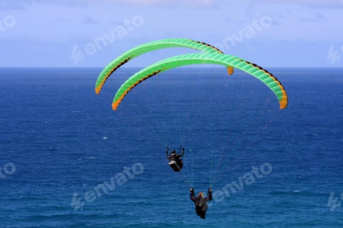 Preview: Paragliders Above The Sea