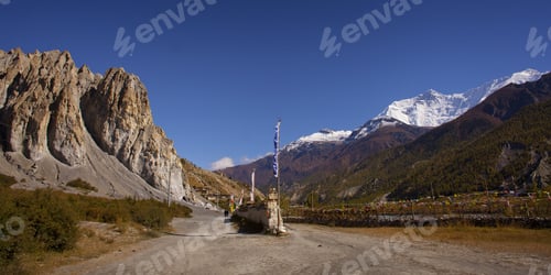 Preview: Beautiful Side-Valley On The Way From Manang To Thorung Phedi, Annapurna Conservation Area, Nepal.
