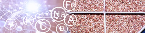 Preview: A Set Of Grain Cereals. Rice, Buckwheat And Millet Groats In Wooden Tray. A Grocery Set Of Cereals