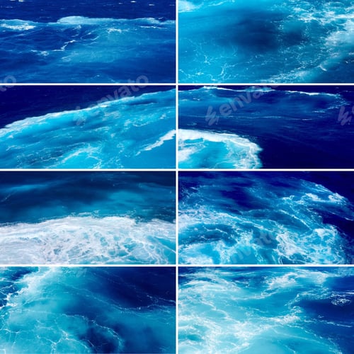 Preview: Amazing Colours Water With Waves Of The Mediterranean Sea