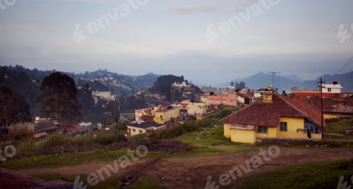 Preview: Village In The Mountains Near The Kodaikanal, Tamil Nadu, India