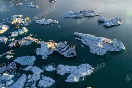 Preview: Glacier Lagoon In Iceland Suring The Sunset