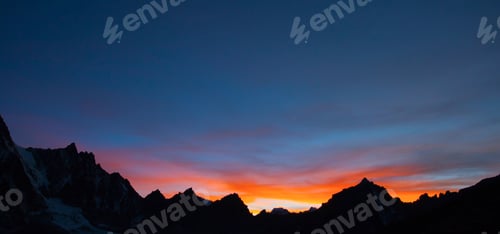 Preview: Sunset Above The Gokyo Lakes, From Gokyo Ri Mountain