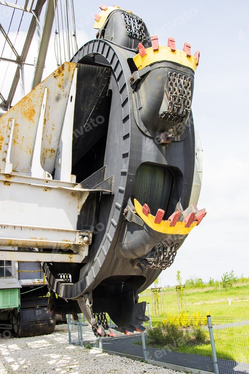 Preview: Brown Coal Excavator Schrs-315. Opencast Brown Coal Mine.